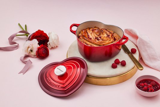 Panela Coração Signature Le Creuset Vermelho 22 cm