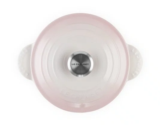 Panela de Arroz com tampa interna Le Creuset Shell Pink 18cm