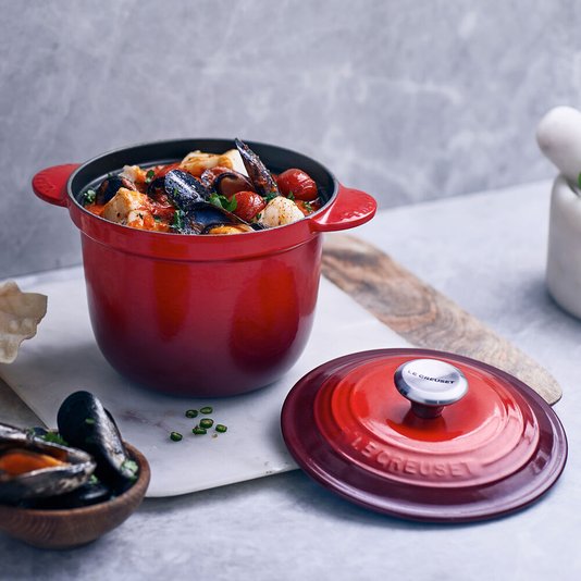 Panela de Arroz com Tampa Interna Le Creuset Vermelho 18 cm