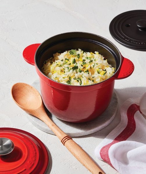 Panela de Arroz com Tampa Interna Le Creuset Vermelho 18 cm