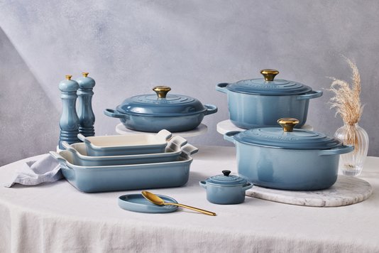 Panela Marmita Signature Le Creuset Chambray 28 cm