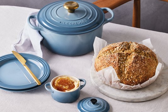 Panela Marmita Signature Le Creuset Chambray 28 cm