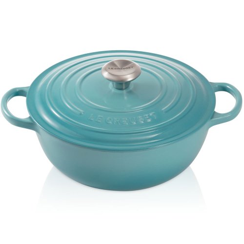 Panela Marmita Signature Le Creuset Azul Caribe 26 cm