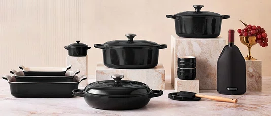 Panela Oval Le Creuset Signature Black Onix 31 cm