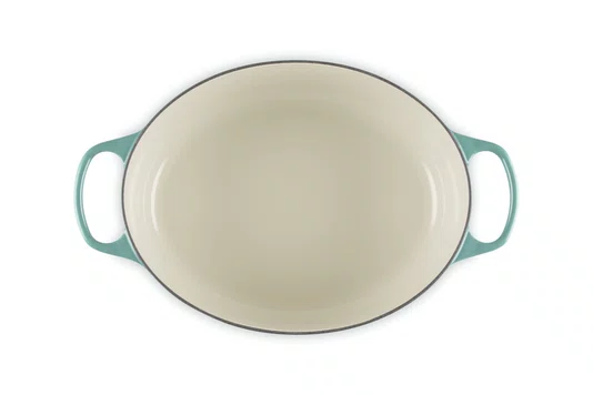 Panela Oval Signature Le Creuset Bleu Riviera 31 cm