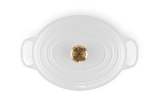 Panela Oval Signature Le Creuset Branco  31 cm