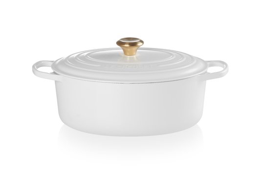Panela Oval Signature Le Creuset Branco  31 cm