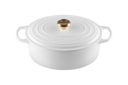 Panela Oval Signature Le Creuset Branco  31 cm