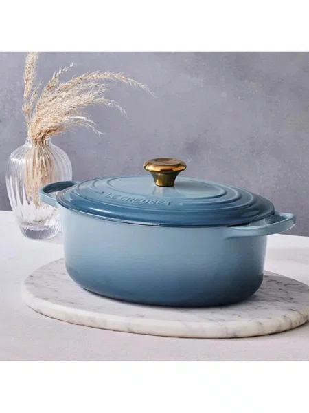 Panela Oval Signature Le Creuset Chambray 31 cm