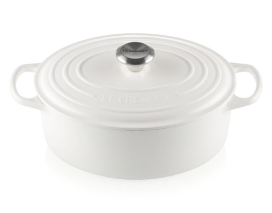 Panela Oval Signature Le Creuset Cotton 31 cm