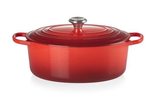 Panela Oval Signature Le Creuset Vermelho 31 cm