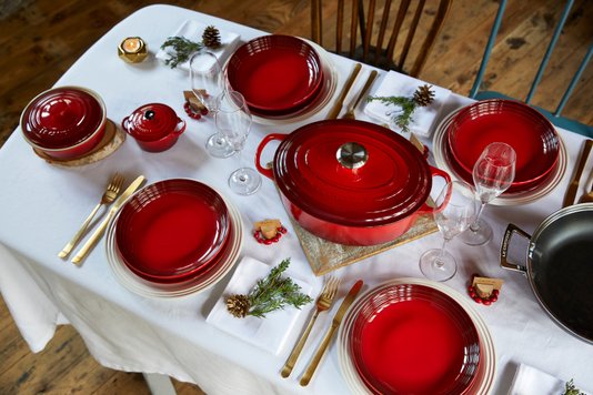 Panela Oval Signature Le Creuset Vermelho 31 cm