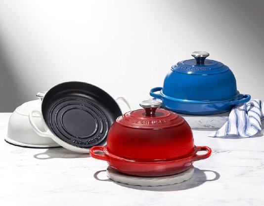 Panela para Pão Signature Le Creuset Azul Marseille 24cm