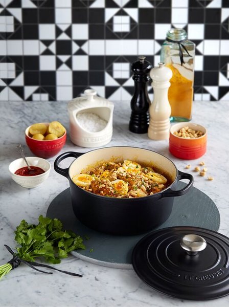 Panela Redonda Ferro Fundido Signature Le Creuset Black Onix 20 cm