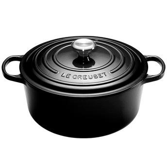 Panela Redonda Ferro Fundido Signature Le Creuset Black Onix 20 cm
