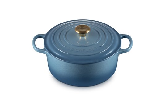 Panela Redonda Signature Le Creuset Chambray 20 cm
