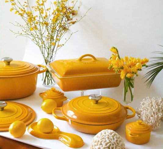 Panela Redonda Ferro Fundido Signature Le Creuset Nectar 22 cm