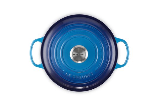 Panela Redonda Funda Signature Le Creuset Azure Blue 24 cm