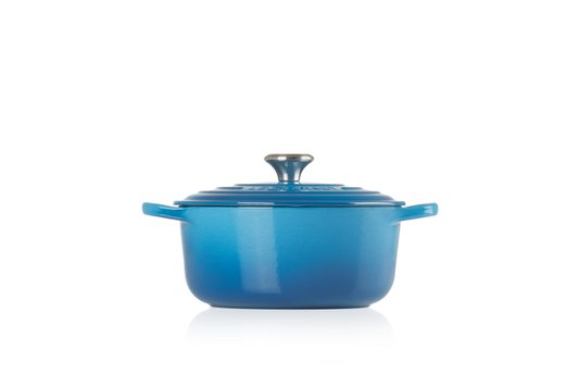 Panela Redonda Le Creuset Signature Azul Marseille 20 cm