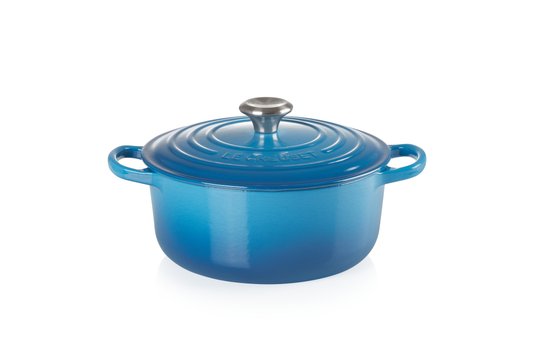Panela Redonda Le Creuset Signature Azul Marseille 20 cm