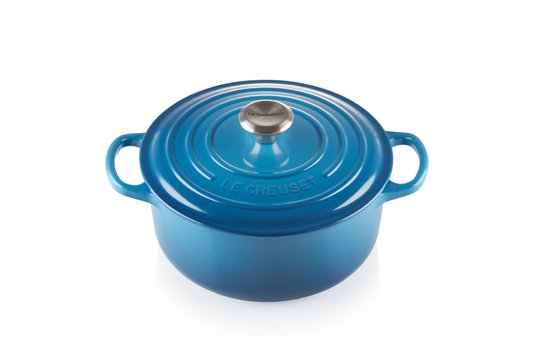 Panela Redonda Le Creuset Signature Azul Marseille 20 cm