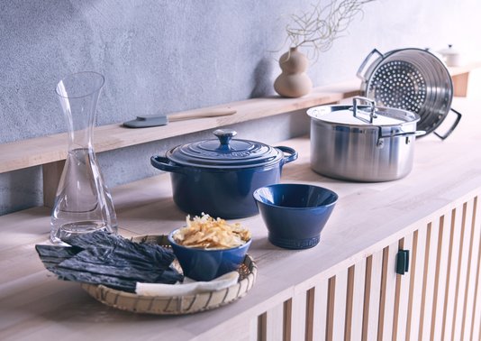 Panela Redonda Le Creuset Signature Azul Marseille 20 cm