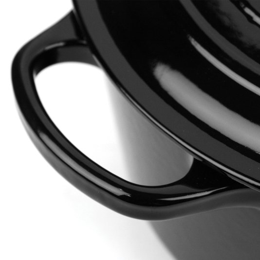 Panela Redonda Le Creuset Signature Black Onix 22 cm