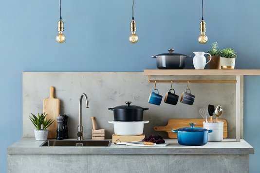 Panela Redonda Le Creuset Signature Black Onix 22 cm