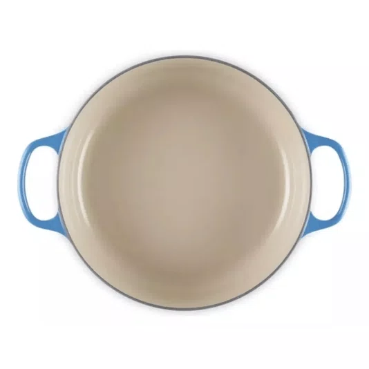 Panela Redonda Risotto Signature Le Creuset Azure Blue 30 cm
