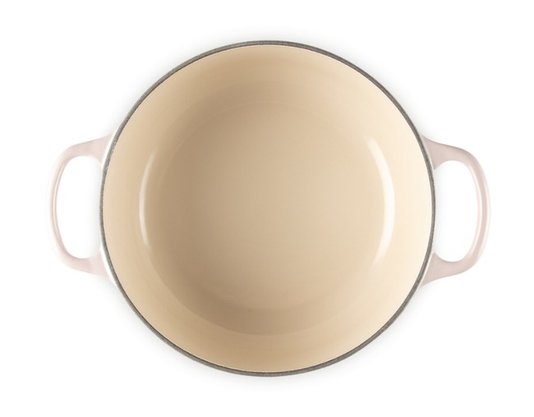 Panela Redonda Signature Le Creuset Shell Pink 22 cm