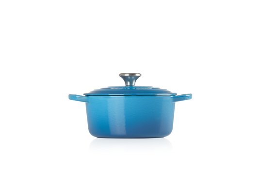 Panela Redonda Signature Le Creuset Azul Marseille 16 cm