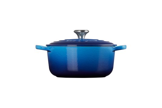 Panela Redonda Signature Le Creuset Azure Blue 20 cm