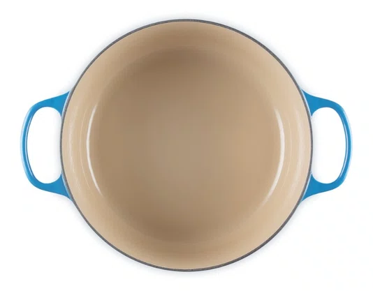 Panela Redonda Signature Le Creuset Azure Blue 28cm