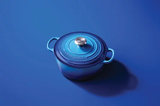 Panela Redonda Signature Le Creuset Azure Blue 30 cm