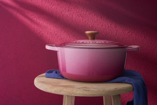 Panela Redonda Signature Le Creuset Berry 22 cm