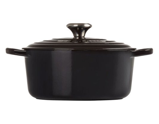 Panela Redonda Signature Le Creuset Black Onix 24cm