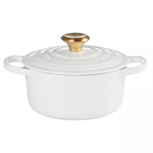 Panela Redonda Signature Le Creuset Branco 16 cm
