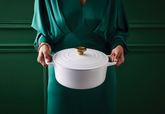 Panela Redonda Signature Le Creuset Branco 16 cm