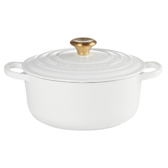 Panela Redonda Signature Le Creuset Branco 20 cm