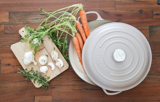 Panela Redonda Signature Le Creuset Branco 22 cm
