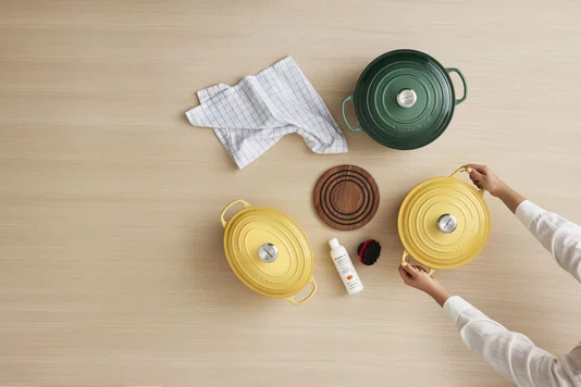 Panela Redonda Signature Le Creuset Camomille 22 cm