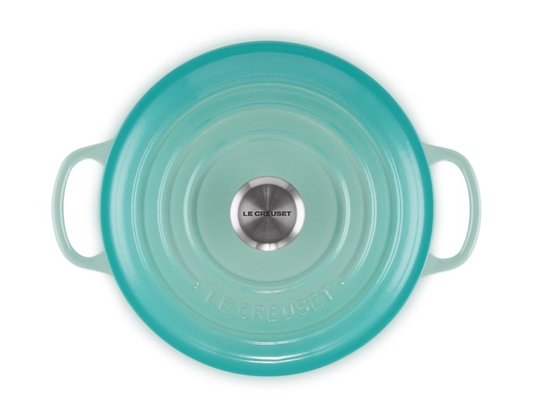 Panela Redonda Signature Le Creuset Cool Mint 22 cm