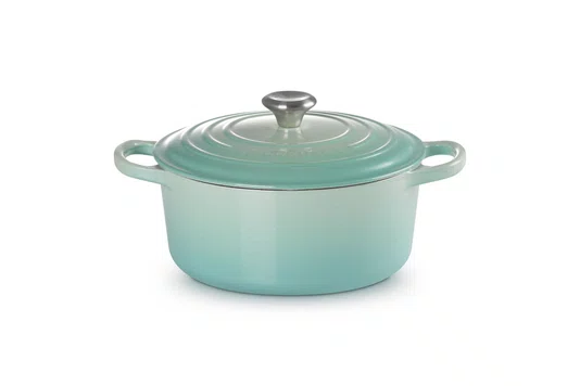 Panela Redonda Signature Le Creuset Cool Mint 24 cm