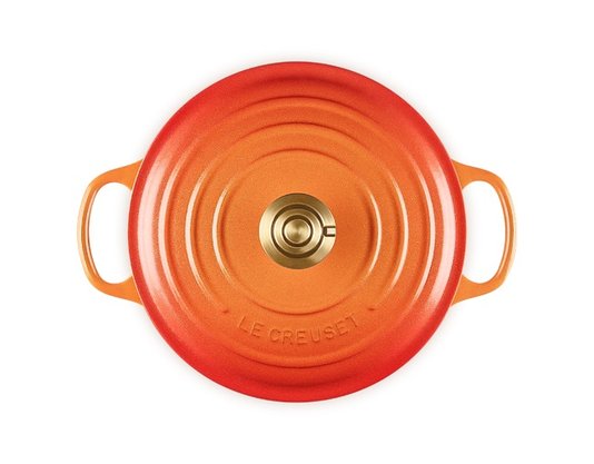 Panela Redonda Signature Le Creuset Flamme Dorée 20 cm