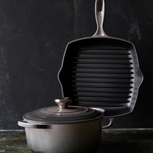 Panela Redonda Ferro Fundido Signature Le Creuset Flint 22 cm
