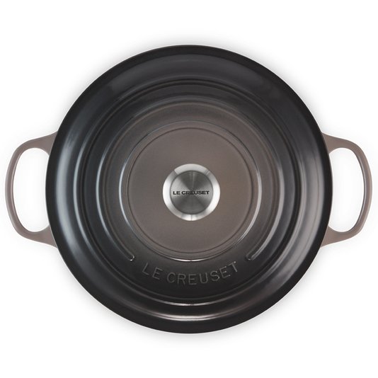 Panela Redonda Ferro Fundido Signature Le Creuset Flint 22 cm