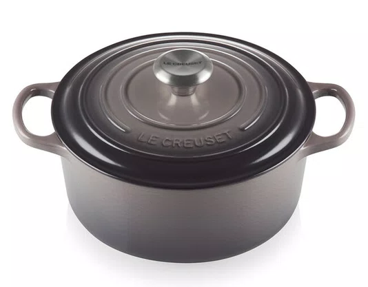 Panela Redonda Signature Le Creuset Flint 30 cm