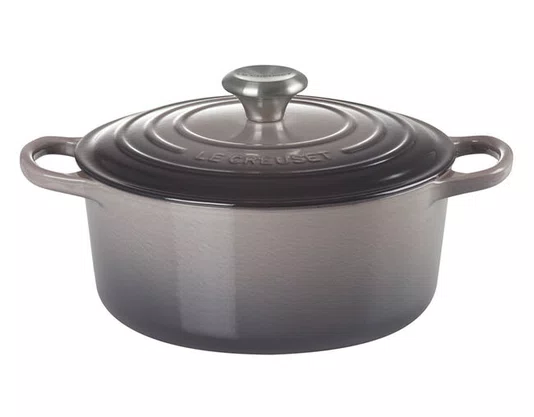 Panela Redonda Signature Le Creuset Flint 30 cm