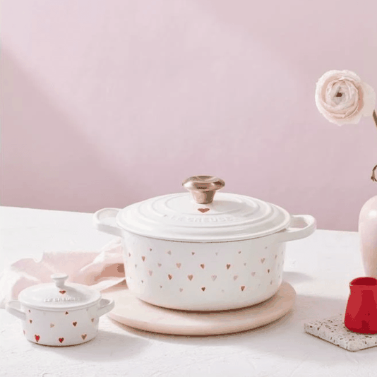 Panela Redonda Signature Le Creuset Branco L'amour 22 cm
