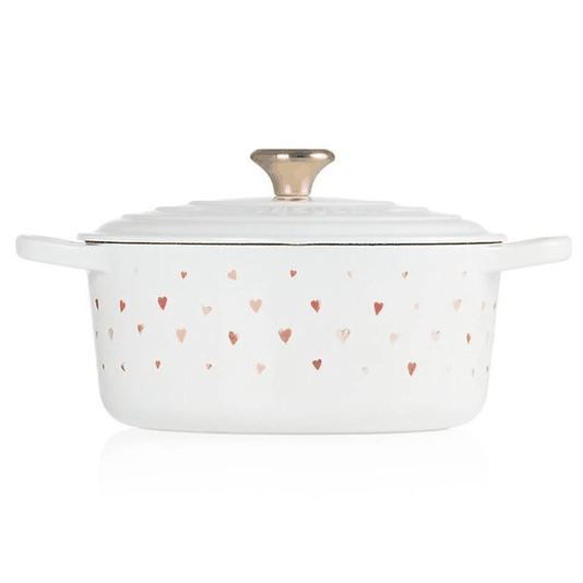 Panela Redonda Signature Le Creuset Branco L'amour 22 cm